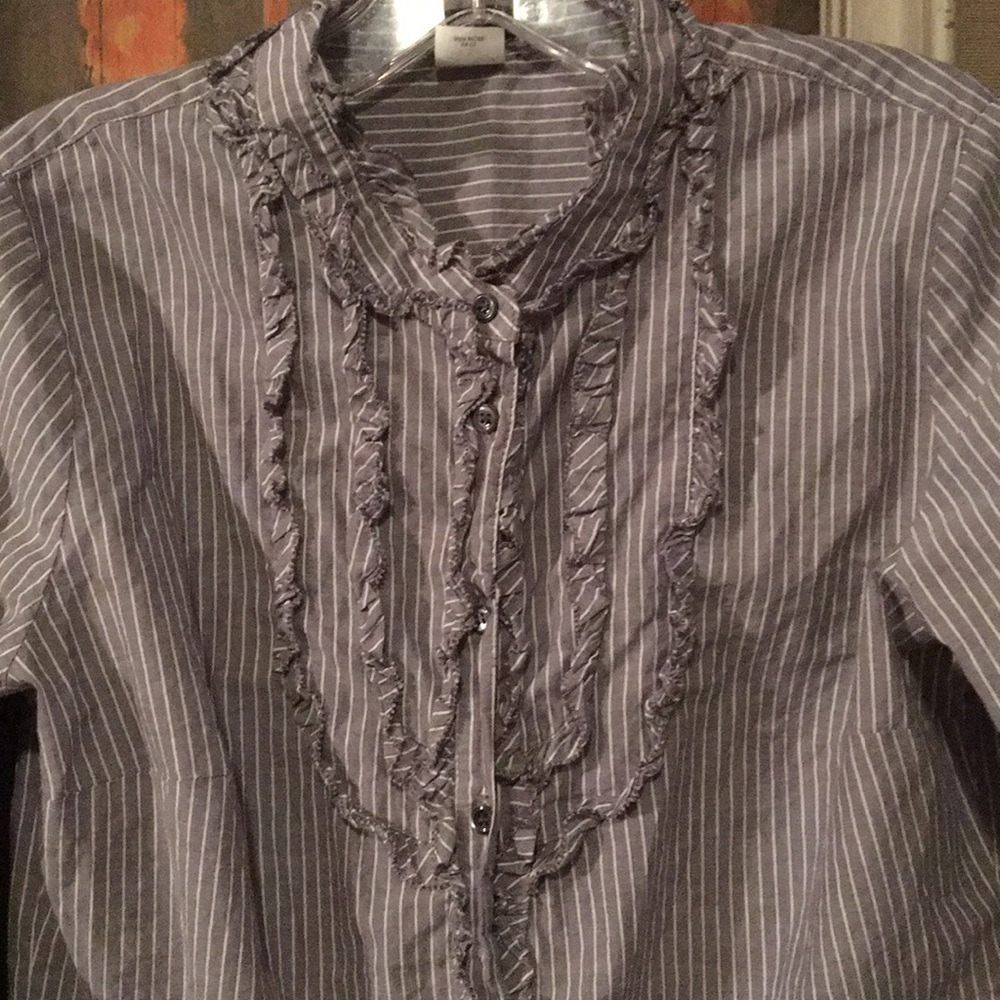 J.Crew Ruffle Button Down Shirt - image 4